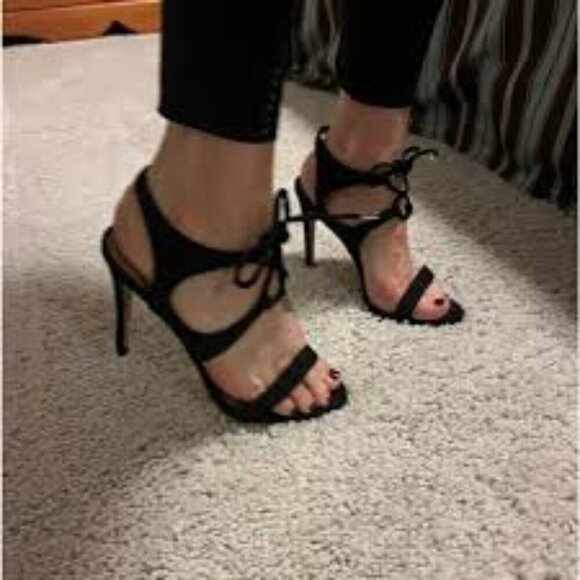Steve Madden 'Salsaa' Lace-Up Ankle Strap Sandal (Women) Sz 10 - Picture 3 of 10